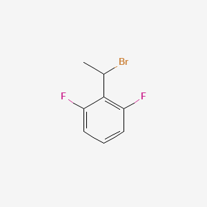 molecular formula C8H7BrF2 B3213975 2-(1-Bromoethyl)-1,3-difluorobenzene CAS No. 113212-10-5