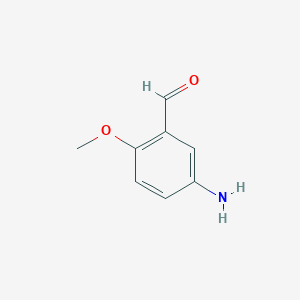 molecular formula C8H9NO2 B3214246 5-Amino-2-methoxybenzaldehyde CAS No. 1137622-03-7