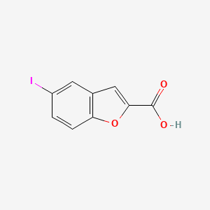 molecular formula C9H5IO3 B3214474 5-Iodobenzofuran-2-carboxylic acid CAS No. 1144854-04-5