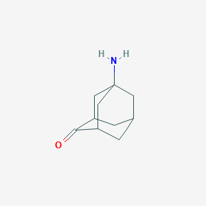 molecular formula C10H15NO B3214681 5-Aminoadamantan-2-one CAS No. 115009-23-9
