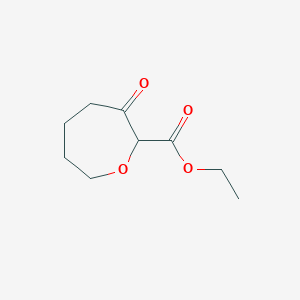 B3214857 3-Oxooxepane-2-carboxylic acid ethyl ester CAS No. 115399-66-1