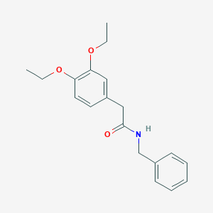 molecular formula C19H23NO3 B321486 N-benzyl-2-(3,4-diethoxyphenyl)acetamide 