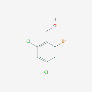 molecular formula C7H5BrCl2O B3214953 (2-Bromo-4,6-dichlorophenyl)methanol CAS No. 115615-21-9