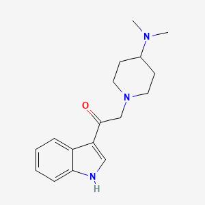 molecular formula C17H23N3O B3215032 2-[4-(dimethylamino)piperidin-1-yl]-1-(1H-indol-3-yl)ethan-1-one CAS No. 1158067-18-5