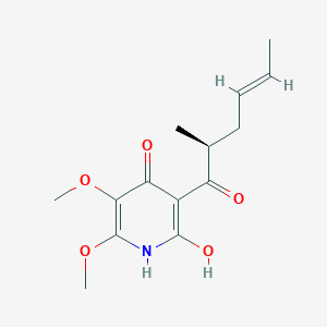 molecular formula C14H19NO5 B032151 Harzianopyridone CAS No. 137813-88-8
