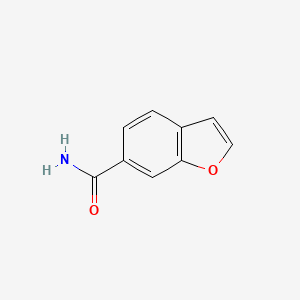 molecular formula C9H7NO2 B3215100 Benzofuran-6-carboxamide CAS No. 1158745-29-9