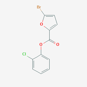 molecular formula C11H6BrClO3 B321519 2-Chlorophenyl 5-bromo-2-furoate 
