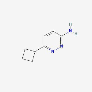 molecular formula C8H11N3 B3215192 6-Cyclobutyl-3-pyridazinamine CAS No. 1159816-98-4