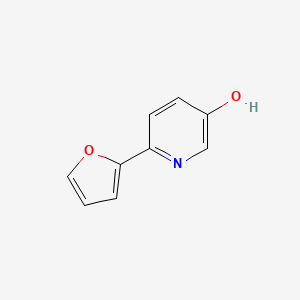 molecular formula C9H7NO2 B3215239 6-(Furan-2-yl)pyridin-3-ol CAS No. 1159821-12-1
