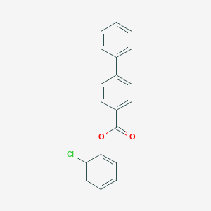 molecular formula C19H13ClO2 B321527 2-chlorophenyl [1,1'-biphenyl]-4-carboxylate 
