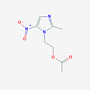 molecular formula C8H11N3O4 B032154 Metronidazole acetate CAS No. 13182-82-6