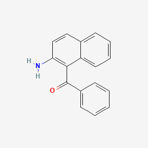 molecular formula C17H13NO B3215597 1-Benzoyl-2-aminonaphthalene CAS No. 116400-82-9