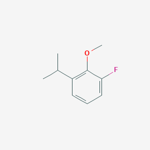 molecular formula C10H13FO B3215863 1-fluoro-2-methoxy-3-(propan-2-yl)benzene CAS No. 1167056-80-5