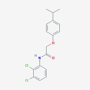 molecular formula C17H17Cl2NO2 B321588 N-(2,3-dichlorophenyl)-2-(4-isopropylphenoxy)acetamide 