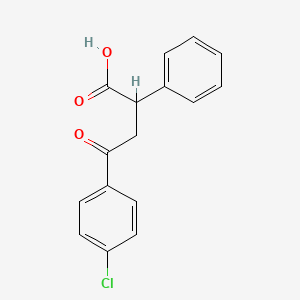 molecular formula C16H13ClO3 B3215883 4-(4-Chlorophenyl)-4-oxo-2-phenylbutanoic acid CAS No. 116776-52-4