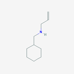 molecular formula C10H19N B3215888 (Cyclohexylmethyl)(prop-2-en-1-yl)amine CAS No. 116855-58-4