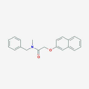 molecular formula C20H19NO2 B321603 N-benzyl-N-methyl-2-(2-naphthyloxy)acetamide 