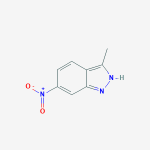 molecular formula C8H7N3O2 B032163 3-Methyl-6-nitro-1H-indazole CAS No. 6494-19-5
