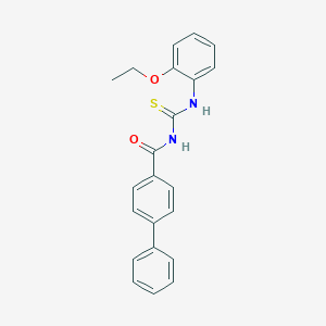 molecular formula C22H20N2O2S B321632 N-([1,1'-biphenyl]-4-ylcarbonyl)-N'-(2-ethoxyphenyl)thiourea 