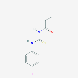 molecular formula C11H13IN2OS B321661 N-[(4-iodophenyl)carbamothioyl]butanamide 