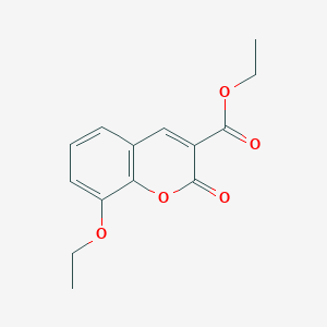 molecular formula C14H14O5 B3217033 ethyl 8-ethoxy-2-oxo-2H-chromene-3-carboxylate CAS No. 117382-66-8