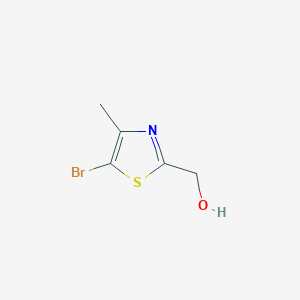 molecular formula C5H6BrNOS B3217038 (5-Bromo-4-methylthiazol-2-yl)methanol CAS No. 1173897-87-4