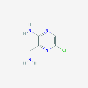 3-(Aminomethyl)-5-chloropyrazin-2-amine