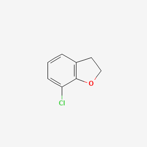 molecular formula C8H7ClO B3217046 7-Chloro-2,3-dihydrobenzofuran CAS No. 1174005-71-0