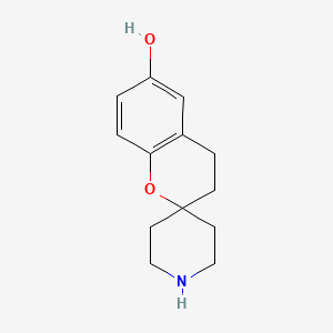 molecular formula C13H17NO2 B3217111 Spiro[chroman-2,4'-piperidin]-6-OL CAS No. 1174924-16-3
