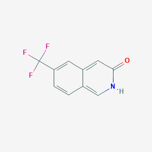 molecular formula C10H6F3NO B3217119 6-(Trifluoromethyl)isoquinolin-3-ol CAS No. 1175271-49-4