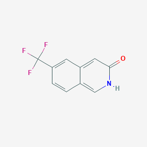 molecular formula C10H6F3NO B3217119 6-(三氟甲基)异喹啉-3-醇 CAS No. 1175271-49-4