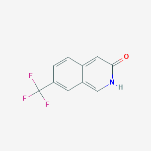 molecular formula C10H6F3NO B3217125 7-(Trifluoromethyl)isoquinolin-3-ol CAS No. 1175271-56-3