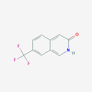 molecular formula C10H6F3NO B3217125 7-(三氟甲基)异喹啉-3-醇 CAS No. 1175271-56-3