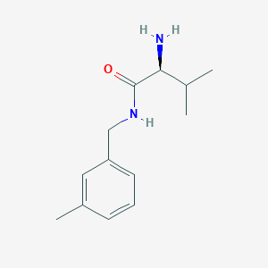 molecular formula C13H20N2O B3217153 (S)-2-Amino-3-methyl-N-(3-methyl-benzyl)-butyramide CAS No. 1175683-62-1