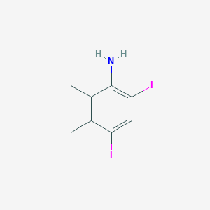 4,6-Diiodo-2,3-dimethylaniline