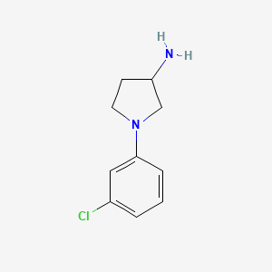 1-(3-Chlorophenyl)pyrrolidin-3-amine