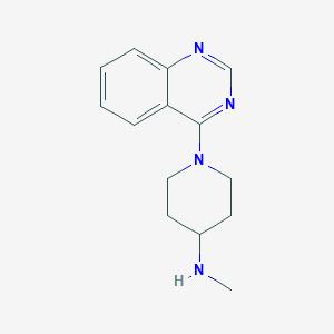 molecular formula C14H18N4 B3217419 N-methyl-1-(quinazolin-4-yl)piperidin-4-amine CAS No. 1178788-96-9