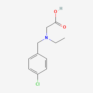 [(4-Chloro-benzyl)-ethyl-amino]-acetic acid