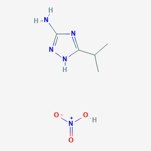 B3217491 5-isopropyl-1H-1,2,4-triazol-3-amine nitrate CAS No. 1179365-34-4