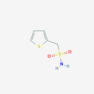 molecular formula C5H7NO2S2 B3217681 Thiophen-2-ylmethanesulfonamide CAS No. 1183787-11-2