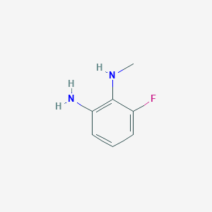 molecular formula C7H9FN2 B3217743 6-fluoro-N1-methylbenzene-1,2-diamine CAS No. 118469-26-4