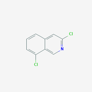 molecular formula C9H5Cl2N B3217750 3,8-Dichloroisoquinoline CAS No. 1184843-27-3