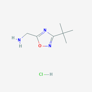 (3-Tert-butyl-1,2,4-oxadiazol-5-yl)methylamine hydrochloride