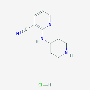 2-(Piperidin-4-ylamino)nicotinonitrile hydrochloride
