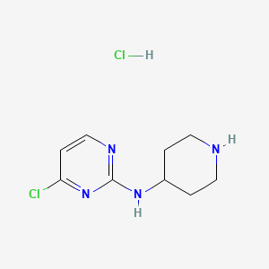 (4-Chloropyrimidin-2-yl)-4-piperidylamine, chloride