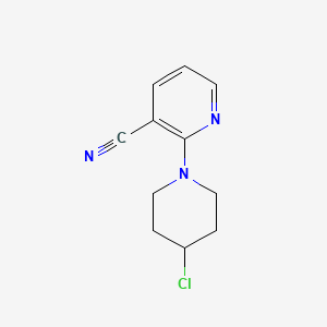 2-(4-Chloropiperidin-1-yl)nicotinonitrile