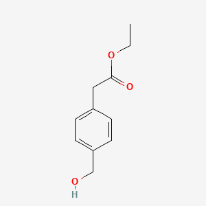 molecular formula C11H14O3 B3217997 Ethyl 2-(4-(hydroxymethyl)phenyl)acetate CAS No. 118618-41-0