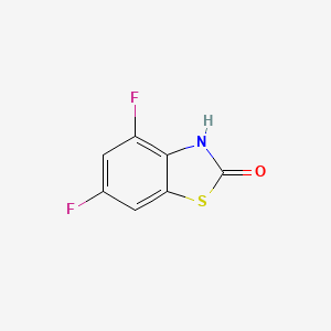 molecular formula C7H3F2NOS B3218254 4,6-Difluorobenzo[d]thiazol-2-ol CAS No. 1188052-43-8