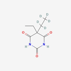 molecular formula C8H12N2O3 B3218389 Barbital-d5 CAS No. 1189694-78-7