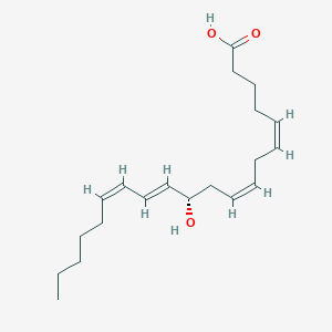 molecular formula C20H32O3 B032185 (5Z,8Z,11S,12E,14Z)-11-hydroxyicosa-5,8,12,14-tetraenoic acid CAS No. 54886-50-9